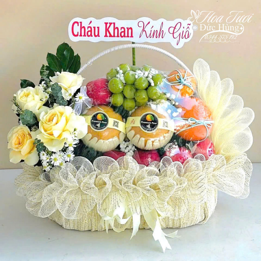 Giỏ Hoa Quả Đám Giỗ